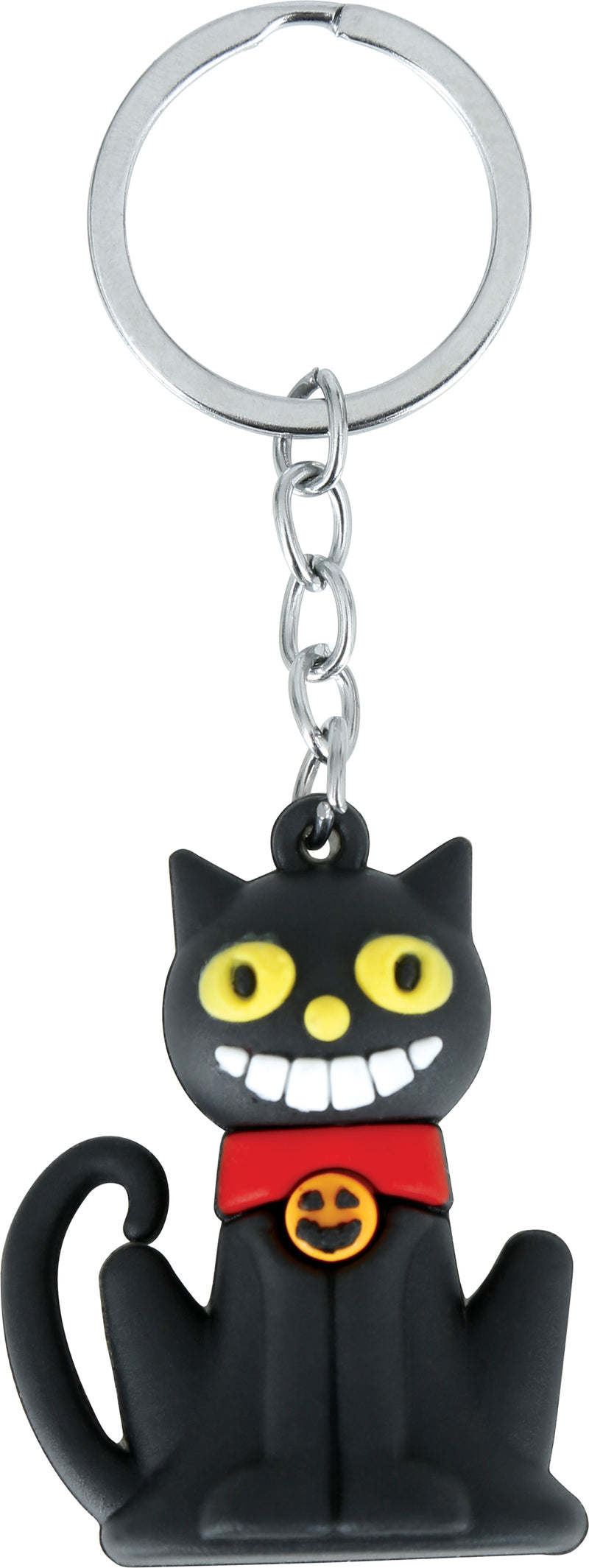 BAG OF 6 HALLOWEEN KEYCHAINS, 4.5 CM