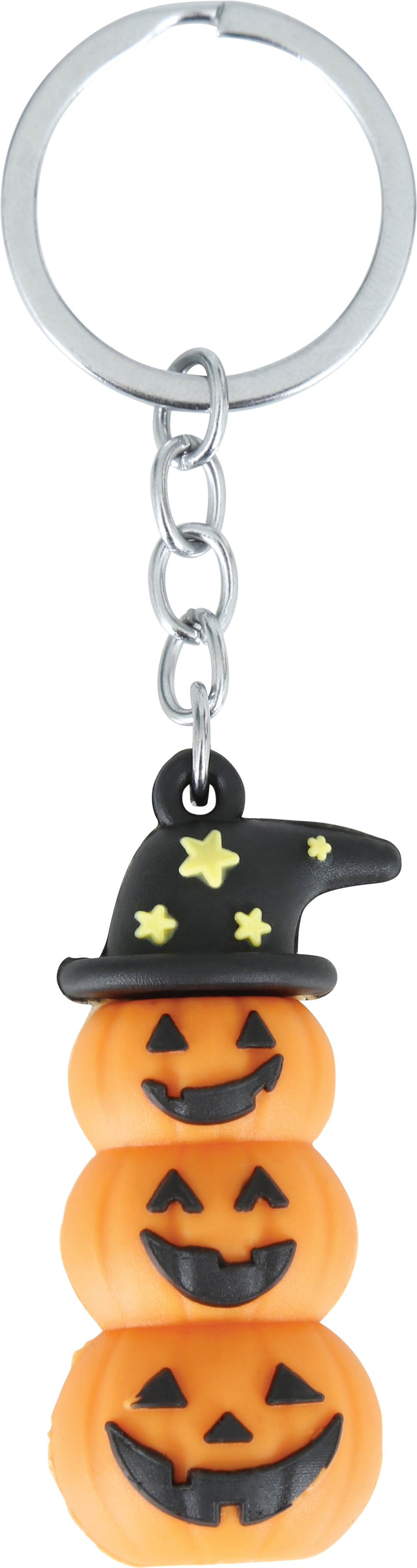 BAG OF 6 HALLOWEEN KEYCHAINS, 4.5 CM