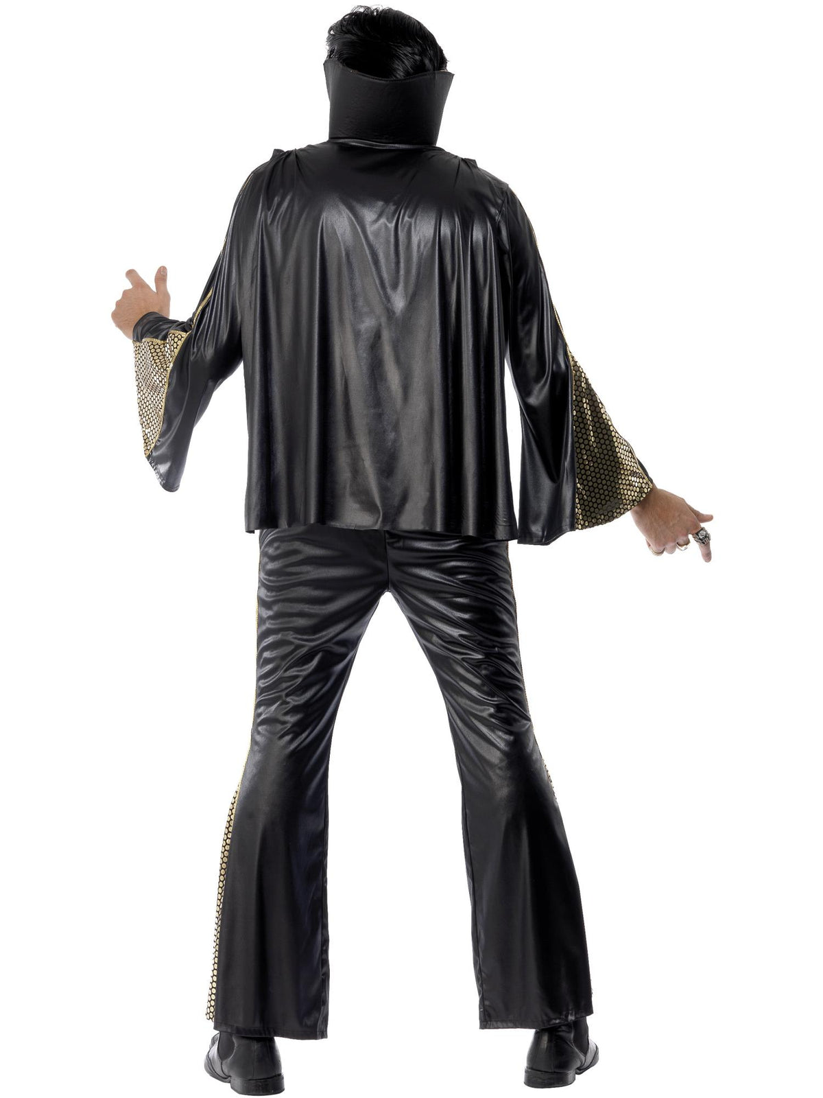 Elvis Costume, Black & Gold 2