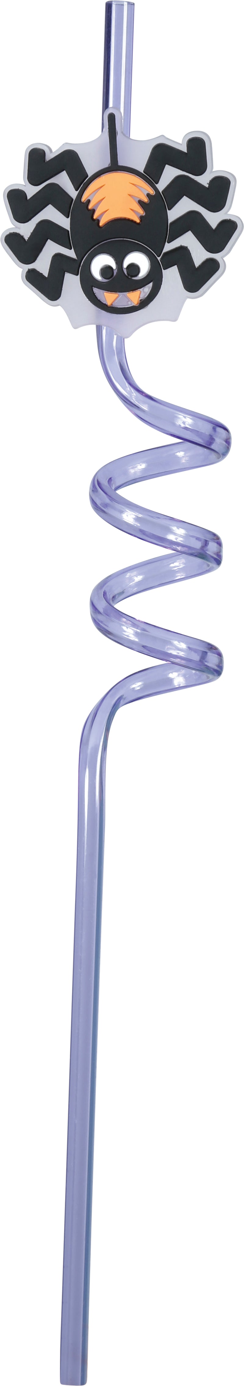 BAG OF 4 HALLOWEEN STRAWS, 27 CM