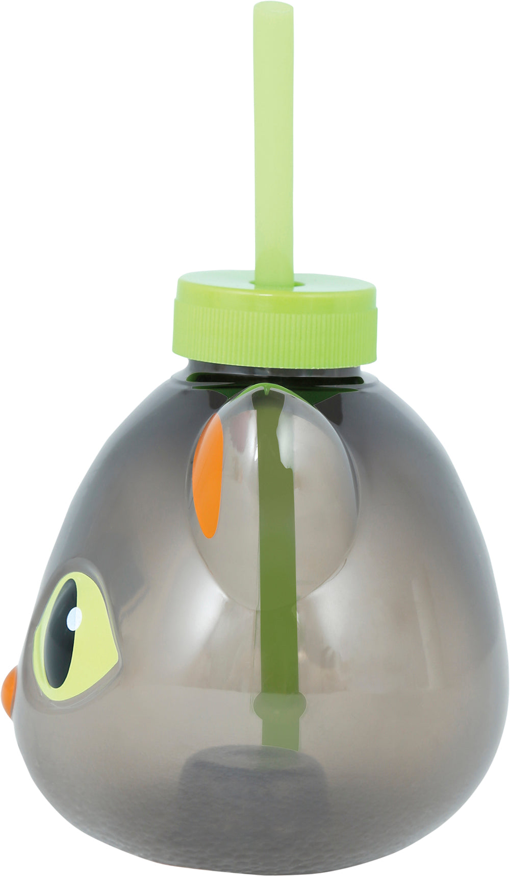 CAT CUP WITH STRAW, LED, 17 CM