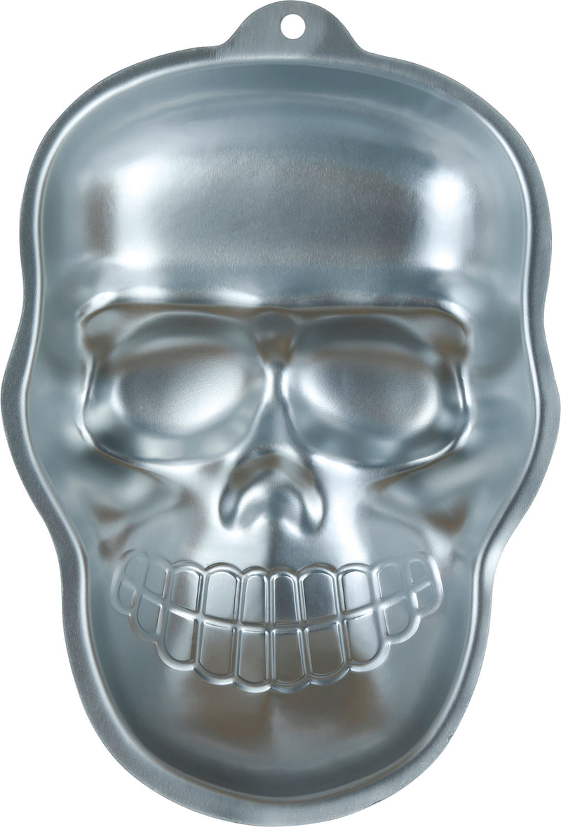 ALUMINUM ALLOY SKULL MOLD, 27X18 CM