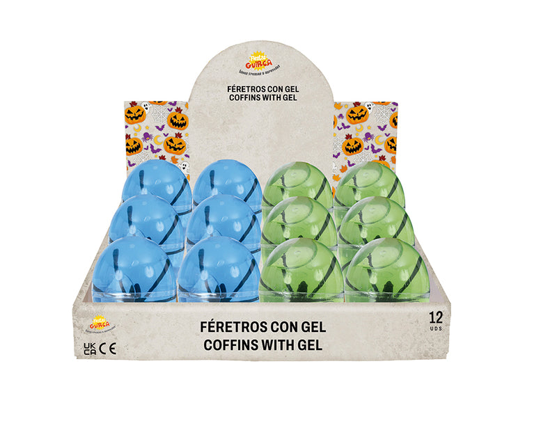 DISPLAY 12 EGGS WITH "SLIME", 6 CM