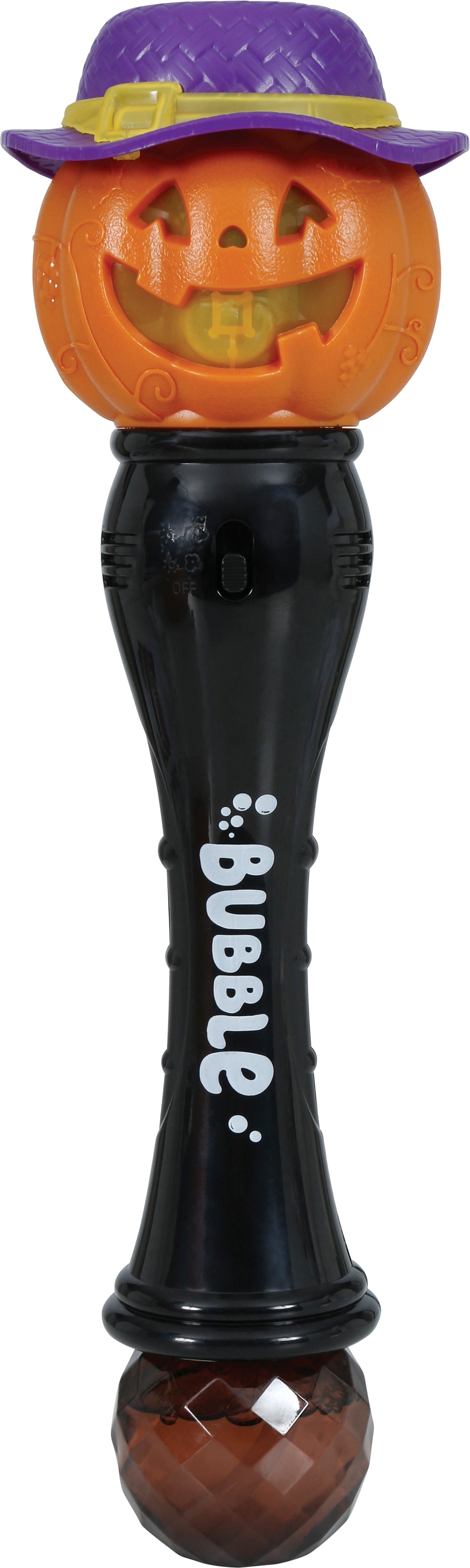 PUMPKIN WAND BUBBLES LIGHT AND SOUND, 32 CM