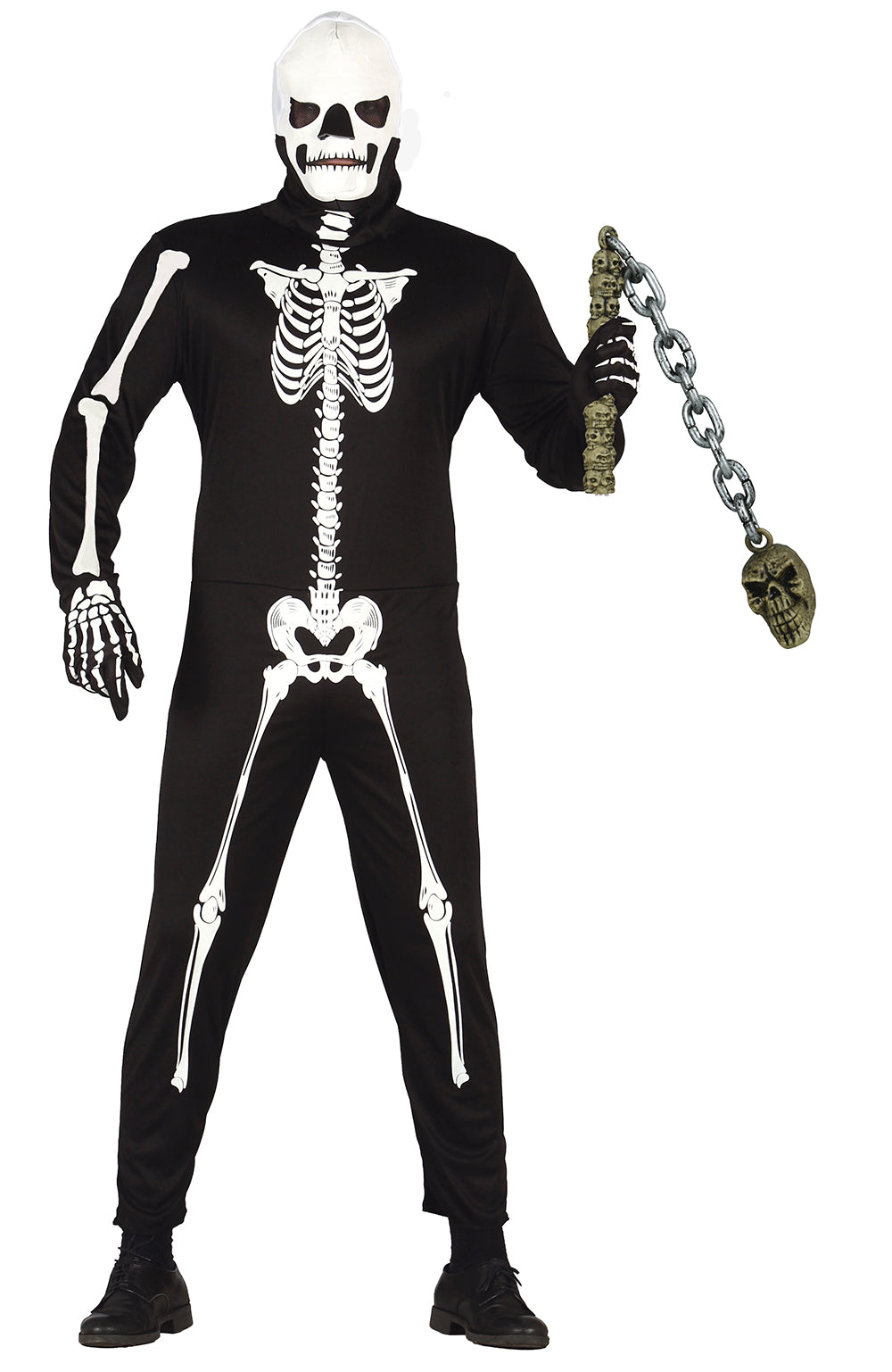 SKULL CHAIN MACE, 84 CM