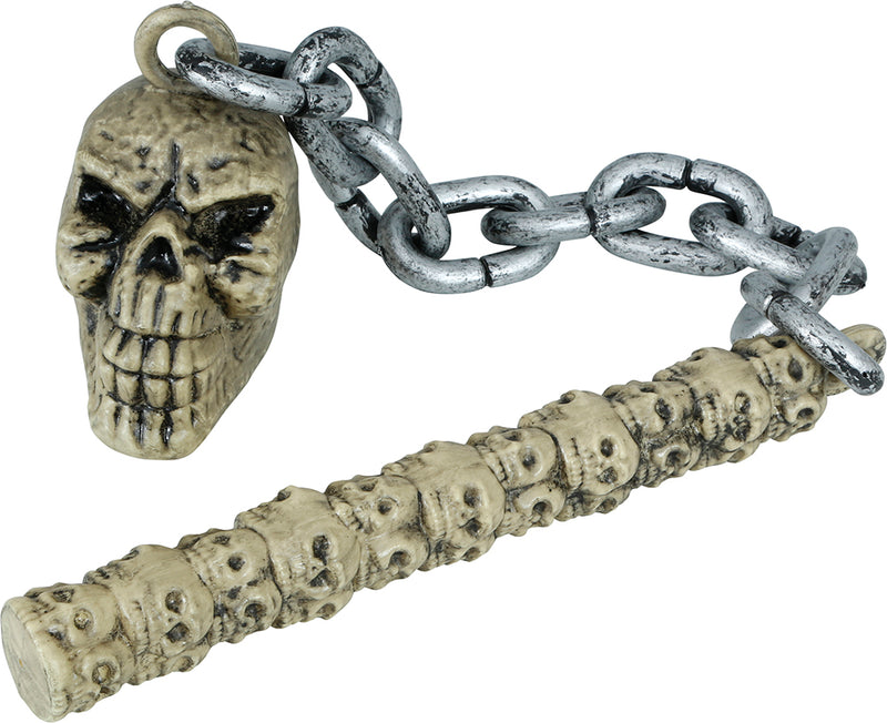SKULL CHAIN MACE, 84 CM