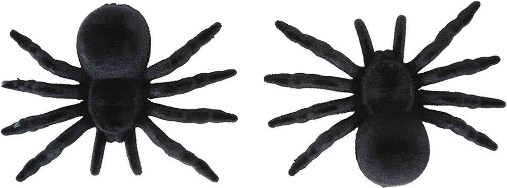 BLISTER 2 SPIDERS PVC, 10 CM