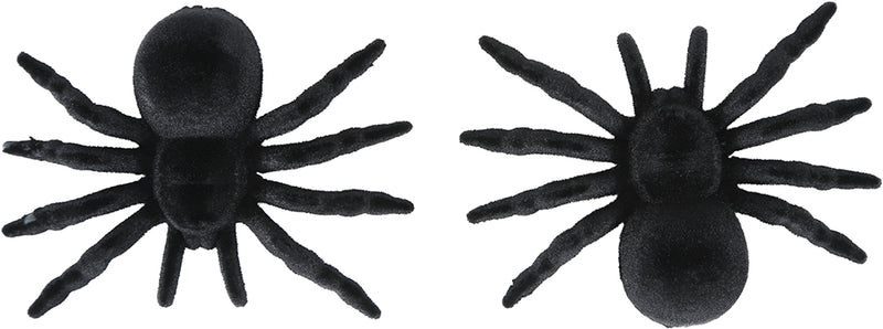 BLISTER 2 SPIDERS PVC, 10 CM