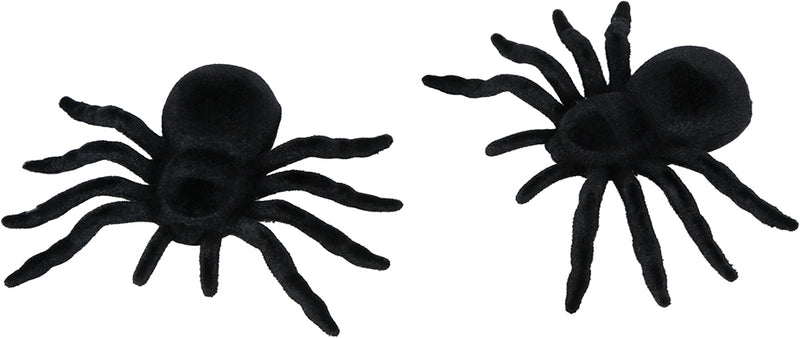 BLISTER 2 SPIDERS PVC, 10 CM