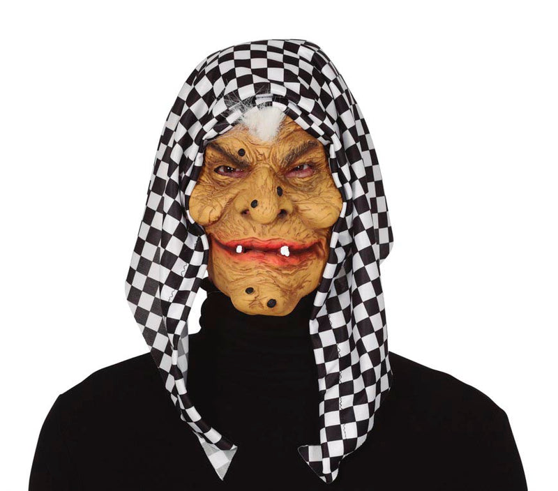 WITCH MASK WITH SCARF, VINYL