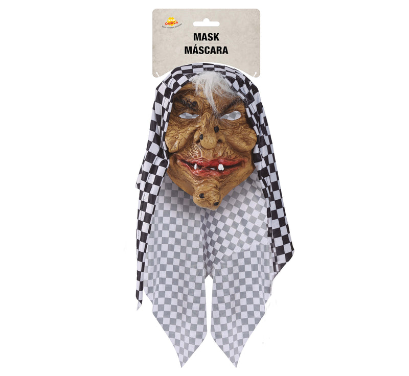 WITCH MASK WITH SCARF, VINYL