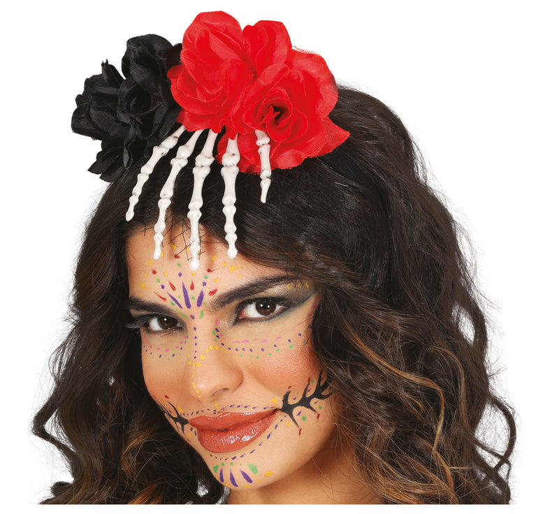 SKELETON HAND HEADBAND