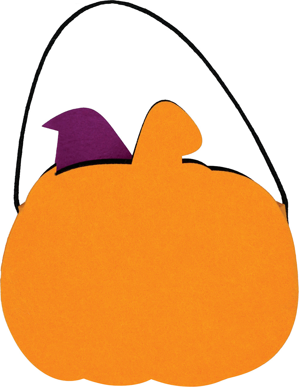 FELT PUMPKIN BASKET, 16 CM