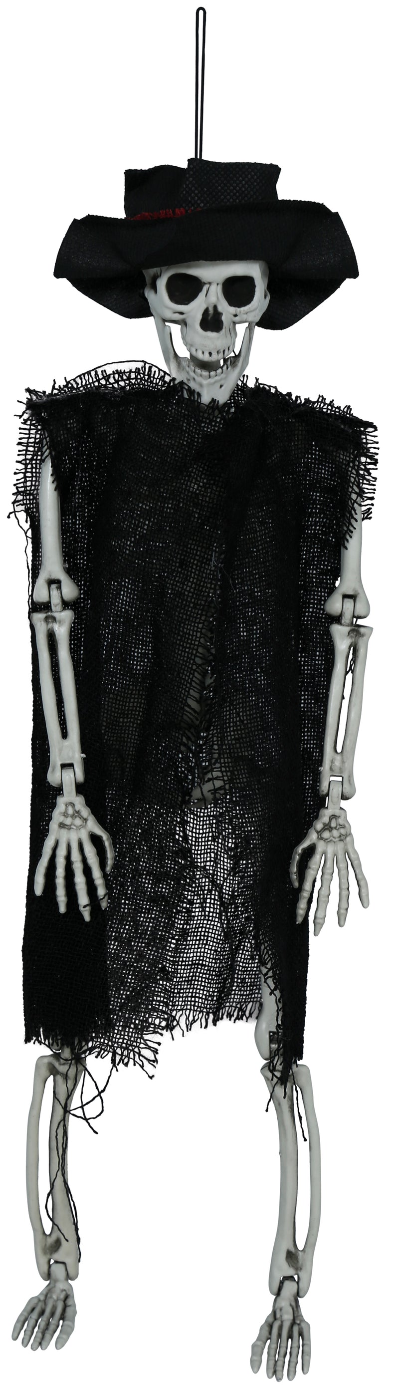 HANGING SKELETON WITH HAT 47 CM