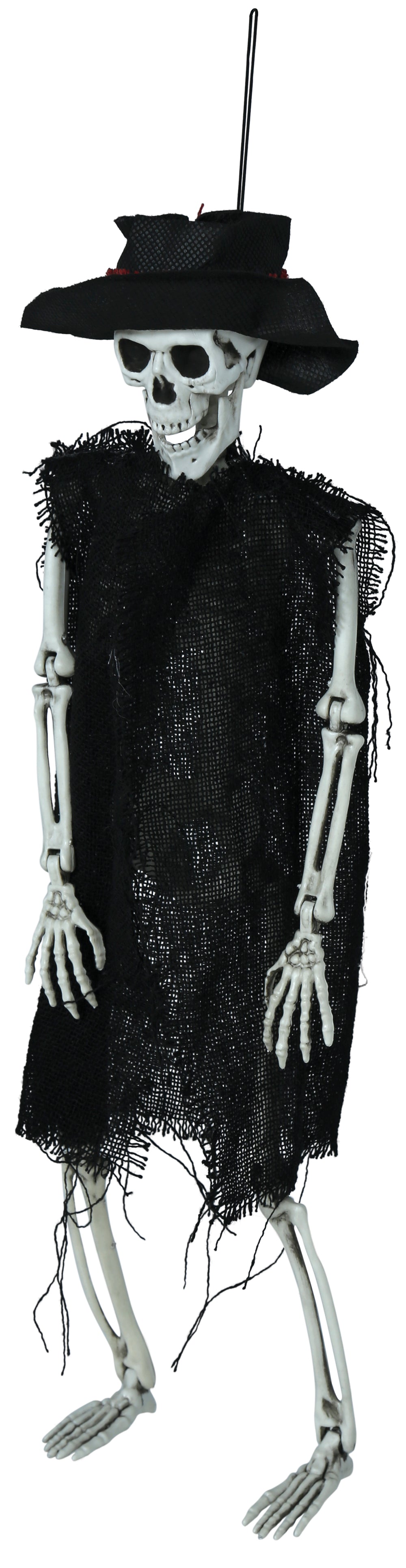 HANGING SKELETON WITH HAT 47 CM