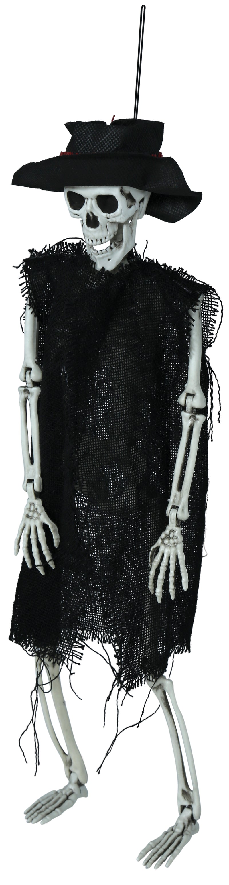 HANGING SKELETON WITH HAT 47 CM