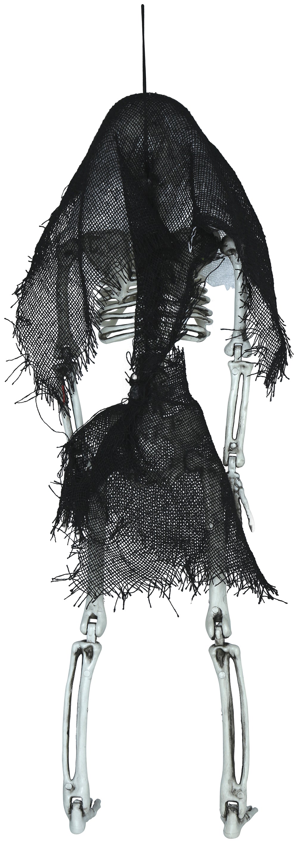 HANGING SKELETON WITH HOOD 45 CM