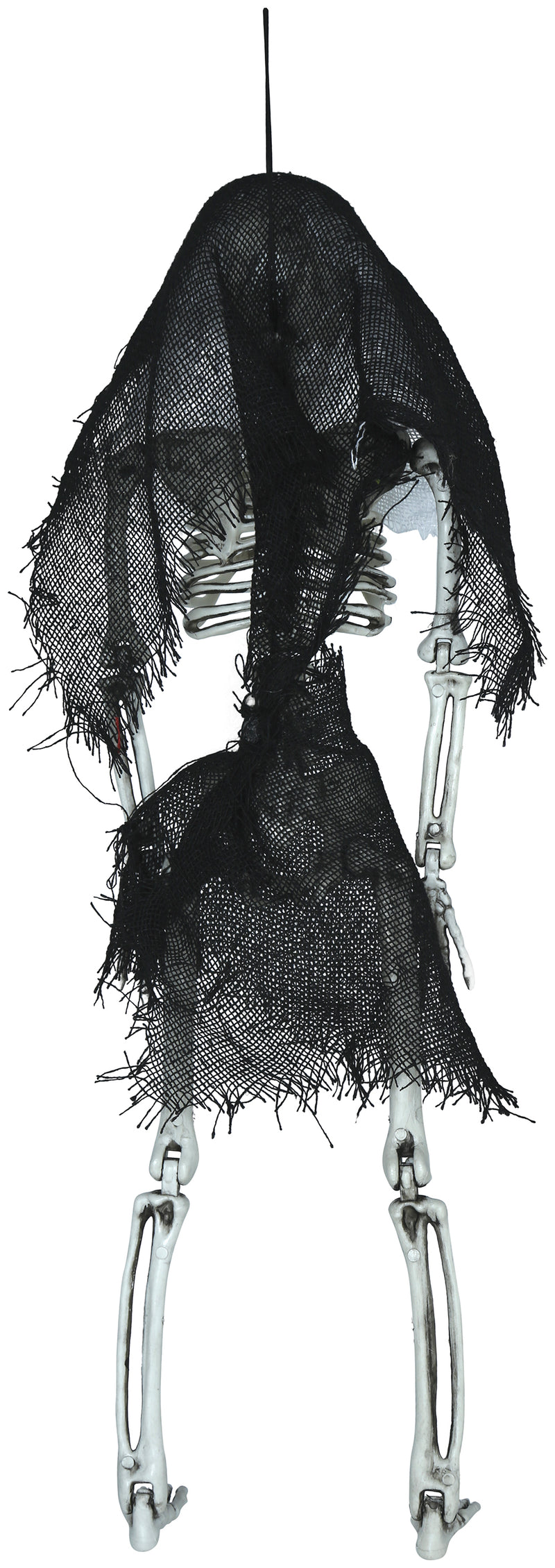 HANGING SKELETON WITH HOOD 45 CM
