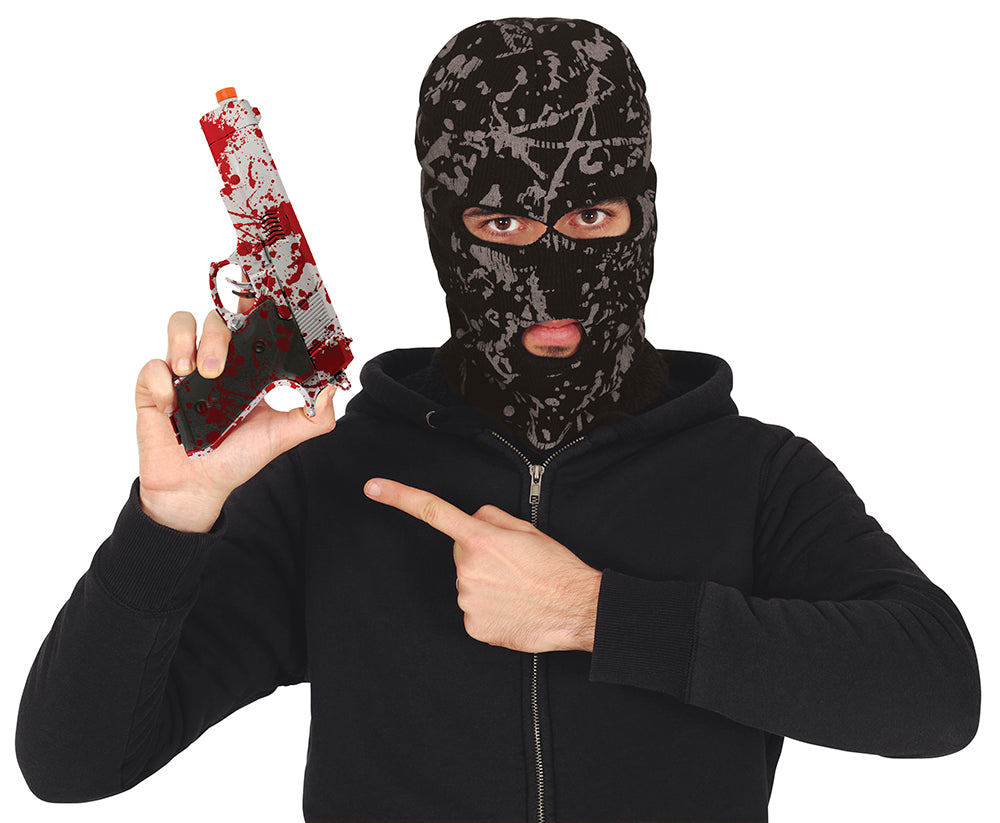 GUN WITH BLOOD, 24 CM