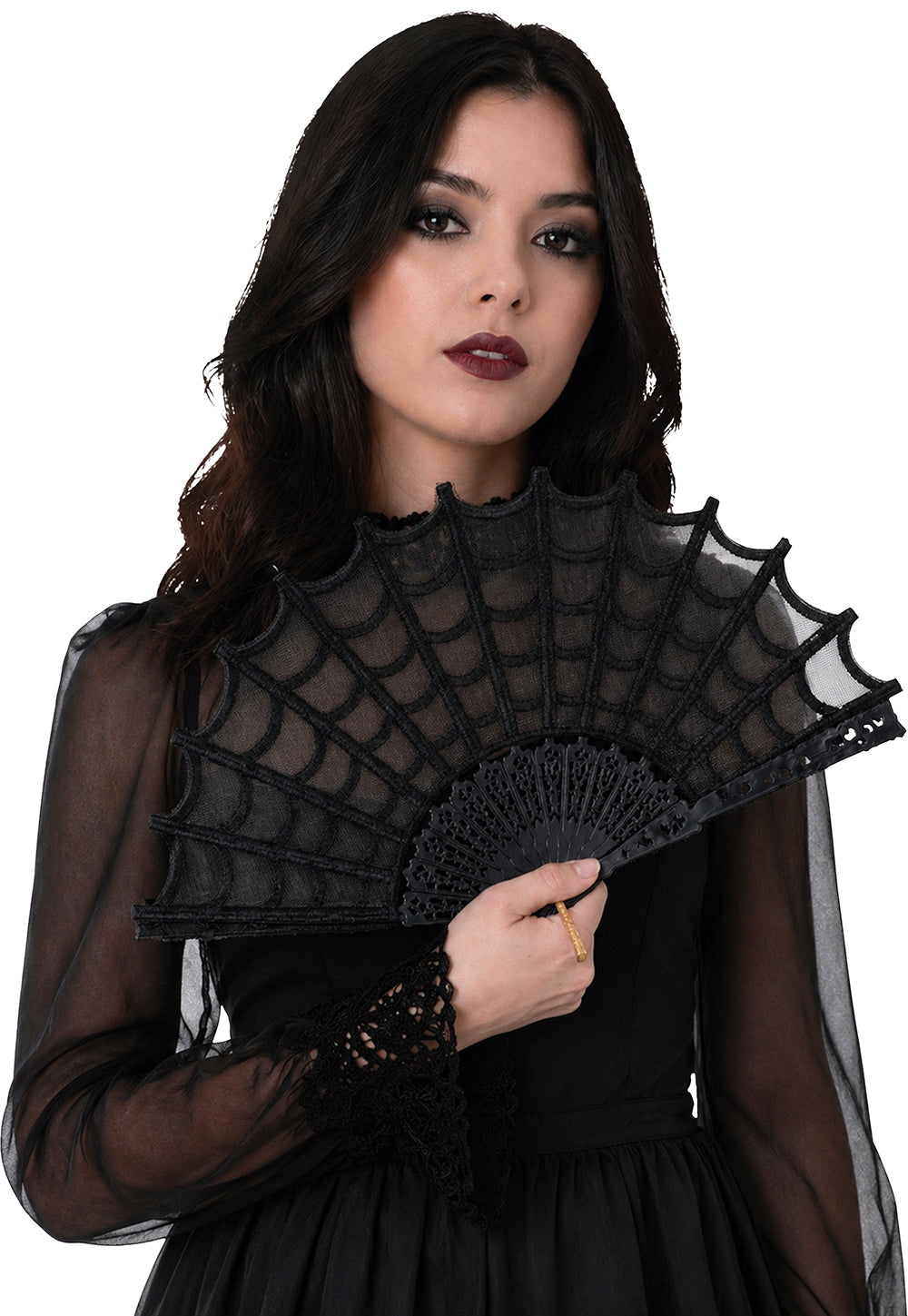 GOTHIC FAN, 24 CM