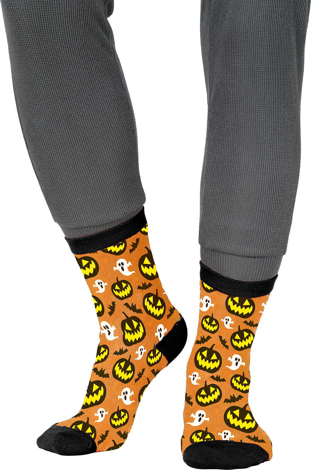 PUMPKINS AND GHOSTS HALLOWEEN SOCKS