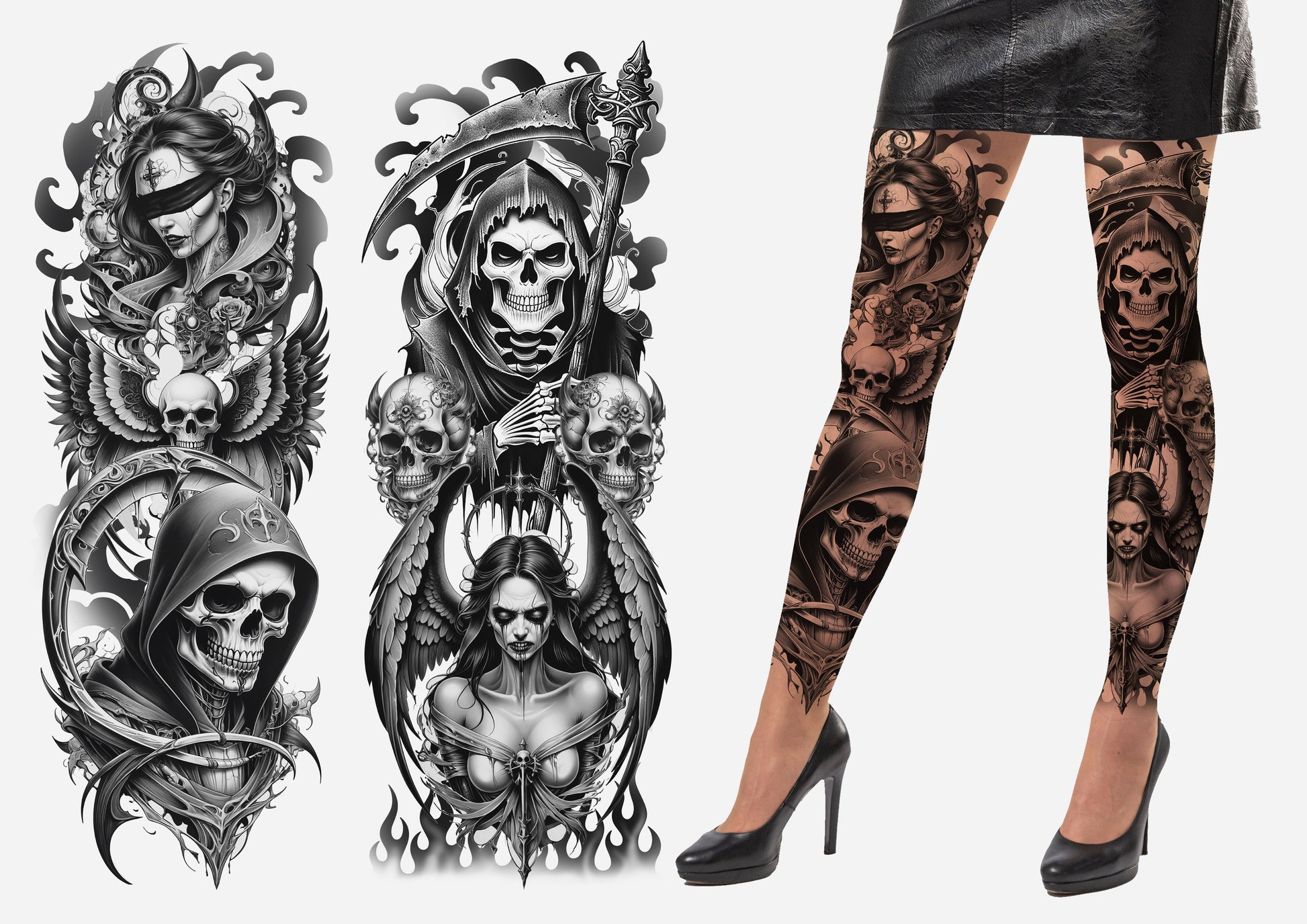 TATTOO EFFECT TIGHTS