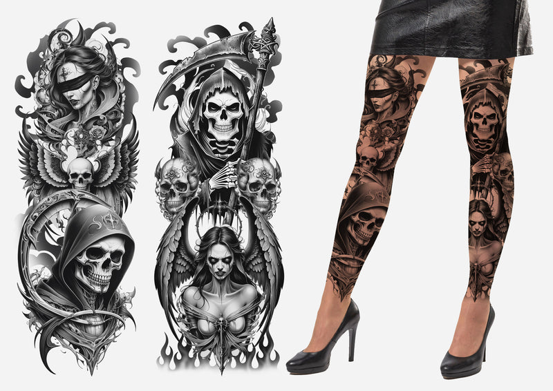 TATTOO EFFECT TIGHTS