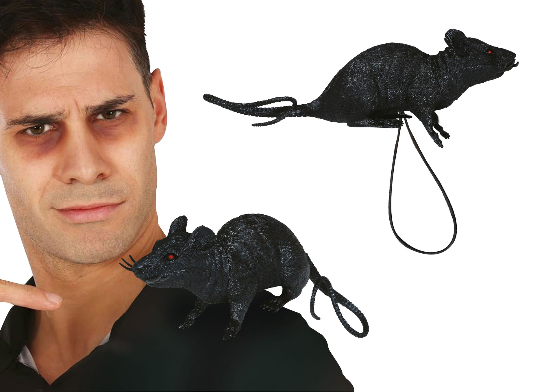 RAT WITH SHOULDER STRAP, 16 CM