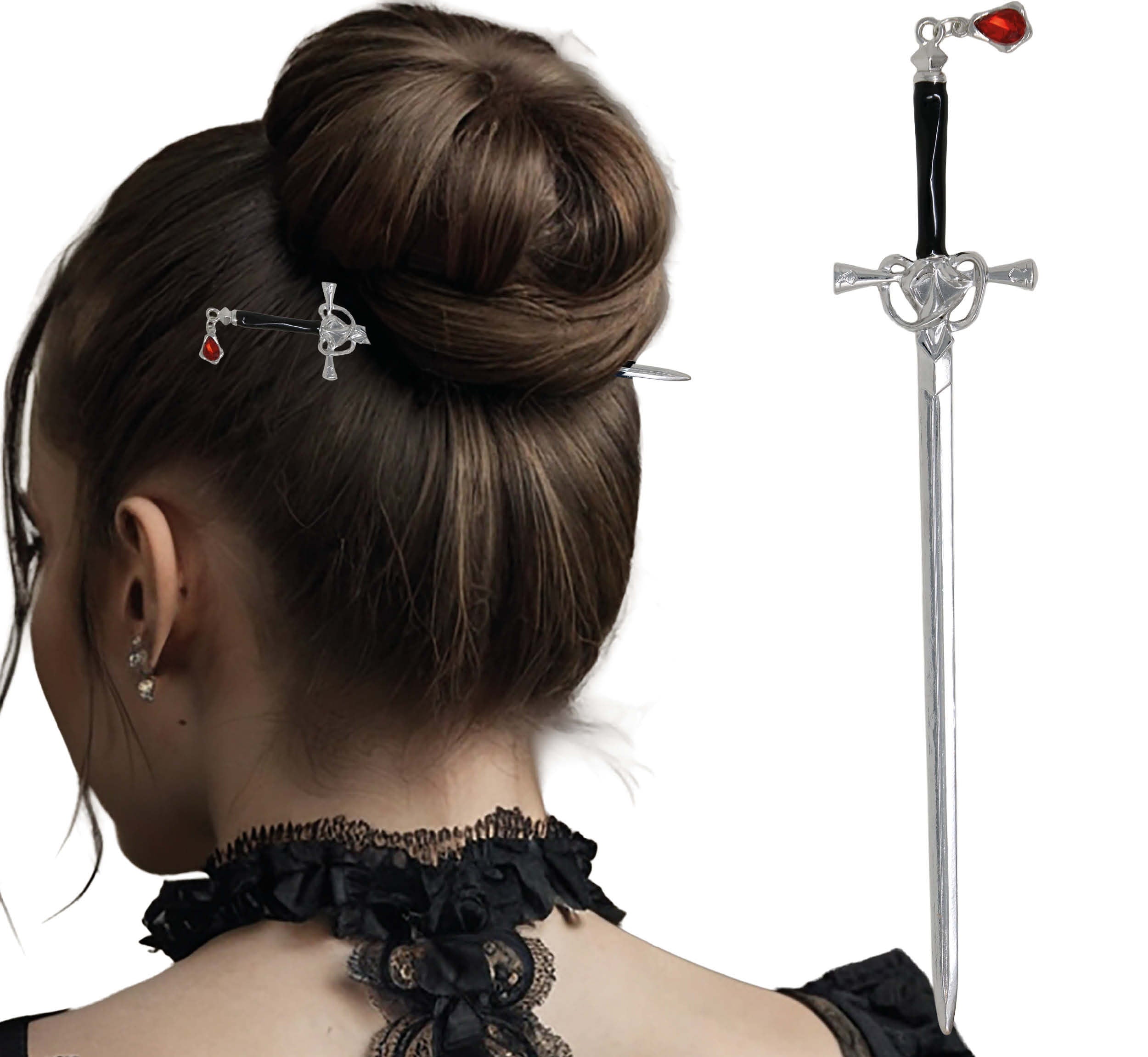 GOTHIC HAIR PIN 19 CM