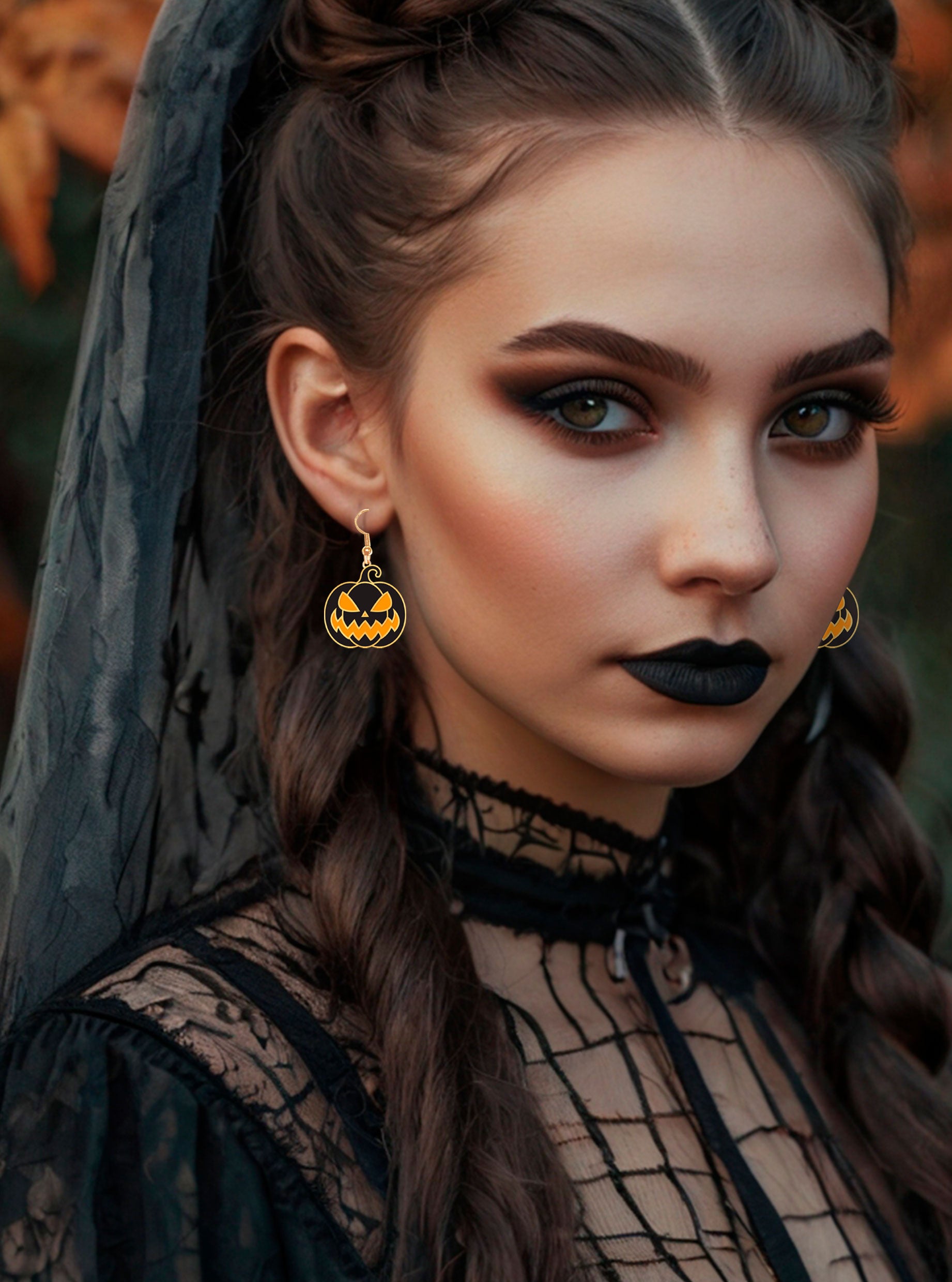 HALLOWEEN EARRINGS, PUMPKINS