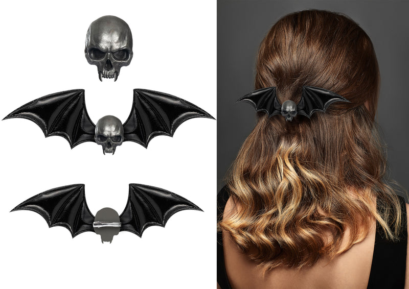 SKULL HAIR CLIP 13 CM