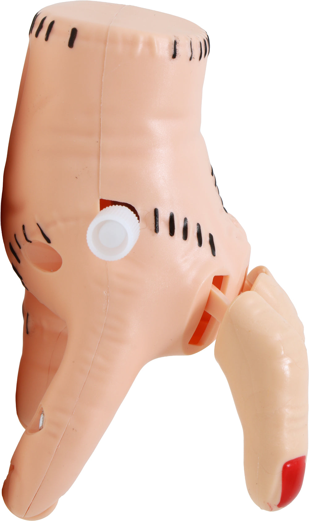 BOX OF 12 WIND-UP WALKING HANDS, 8 CM