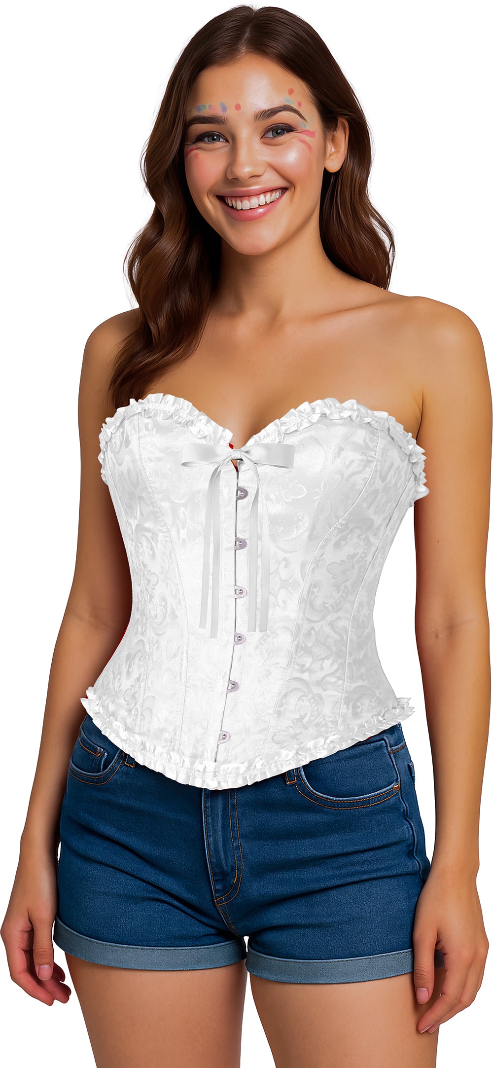 WHITE CORSET, ADULT
