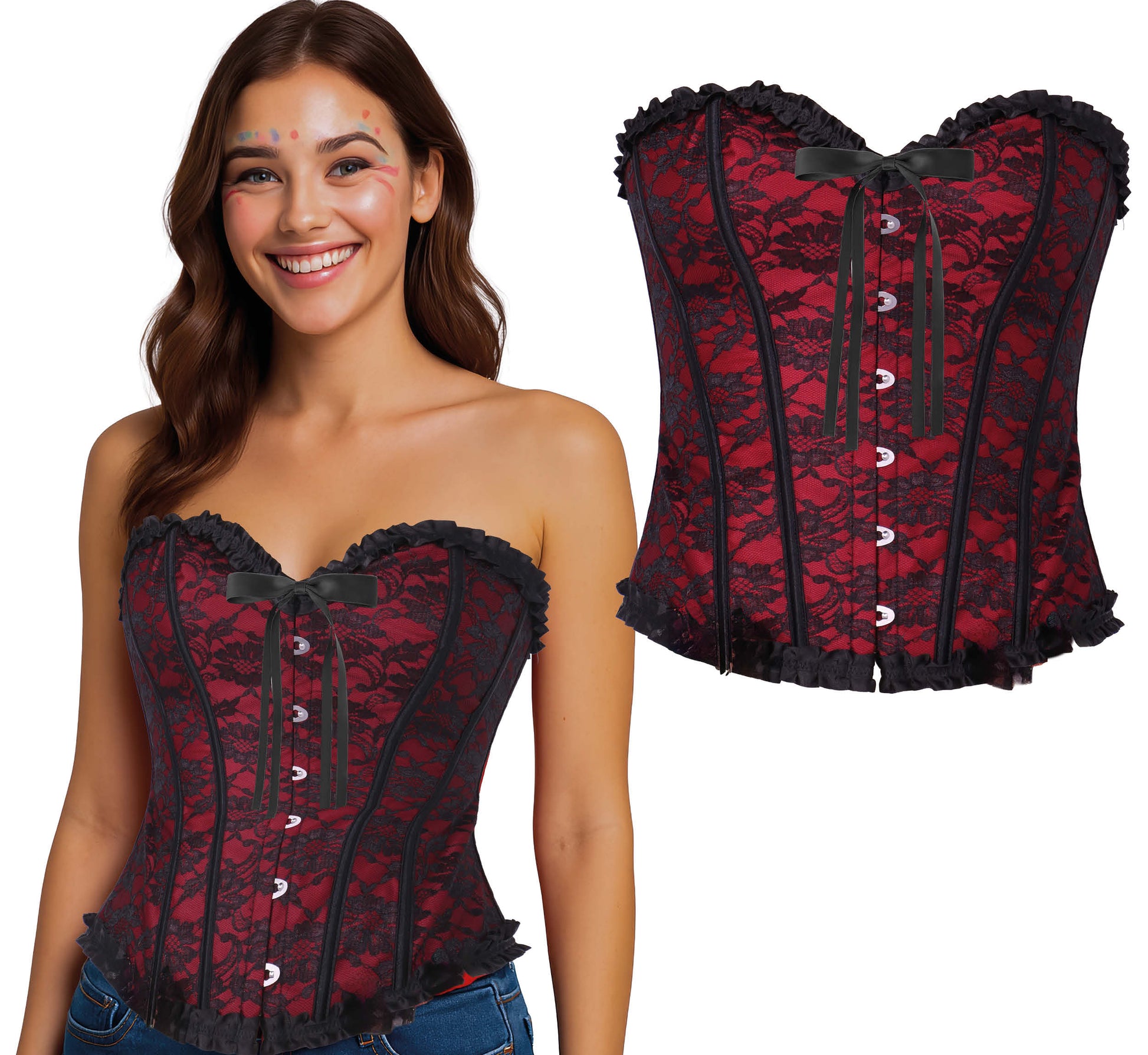BORDEAUX CORSET, ADULT