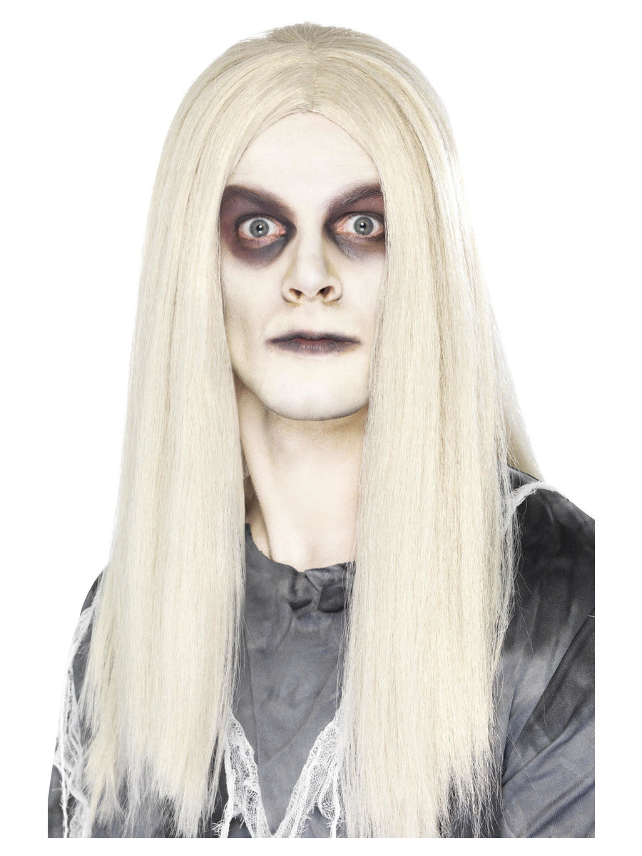 Ghostly Spirit Wig, Grey - 1