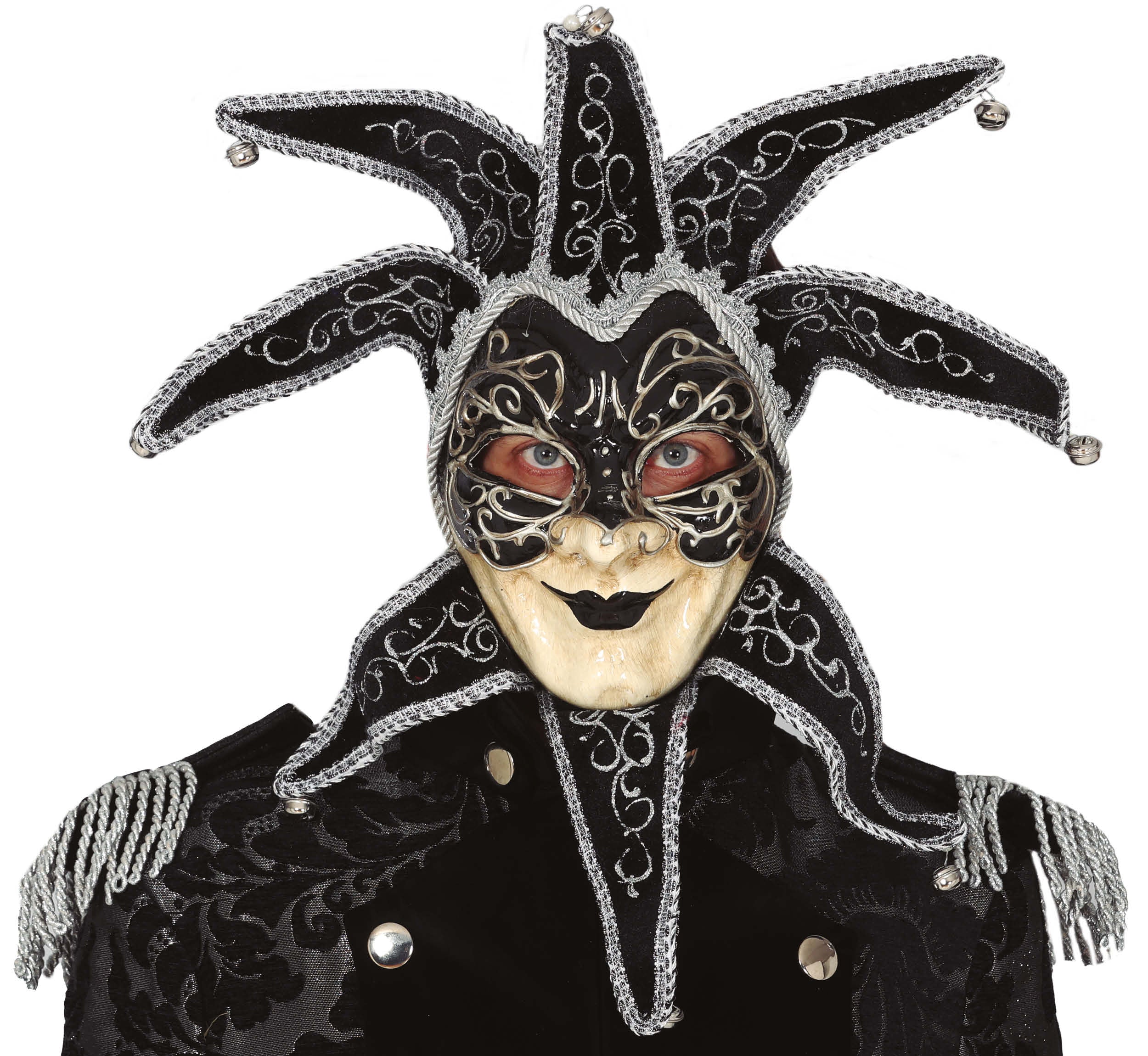 BLACK VENETIAN MASK