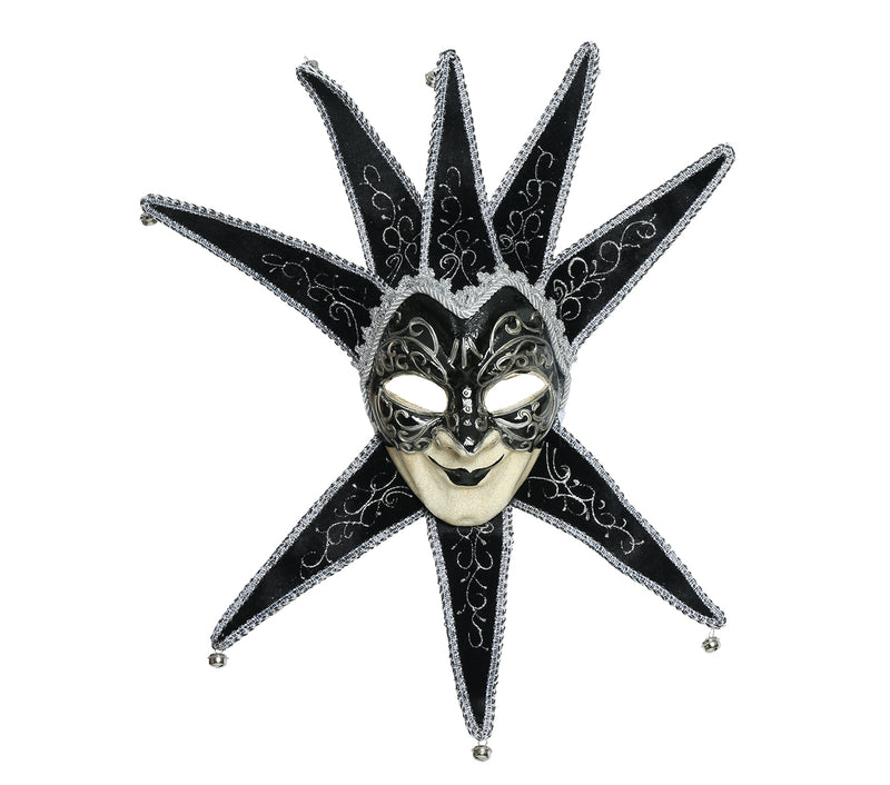 BLACK VENETIAN MASK