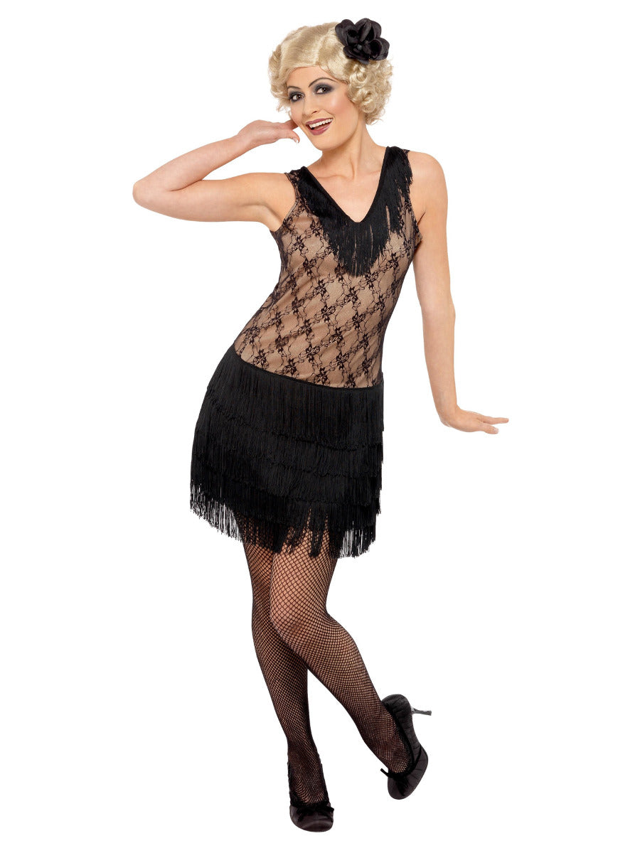 All That Jazz Flapper Costume, Black - 5