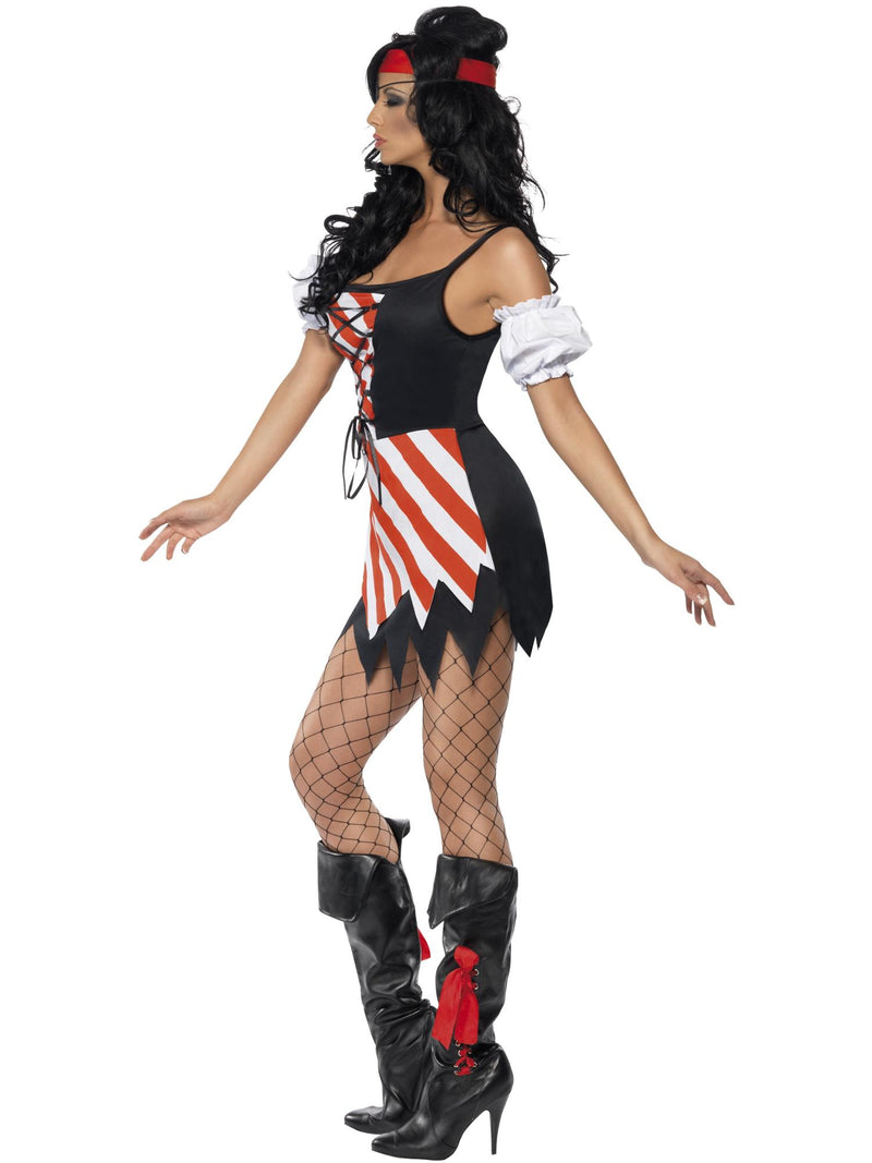 Pirate Costume, Red & White 3