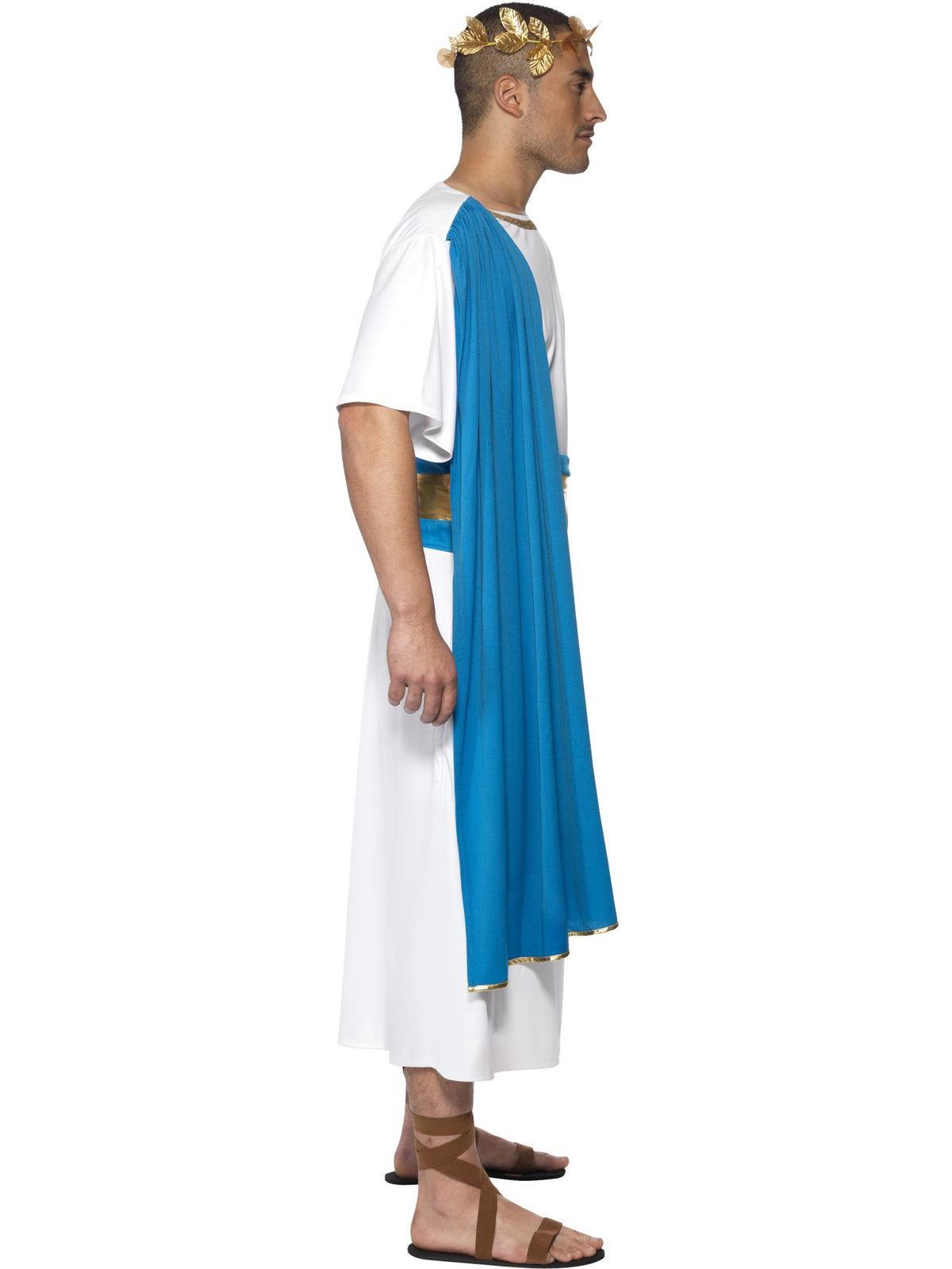 Roman Senator Costume, Blue & White 3