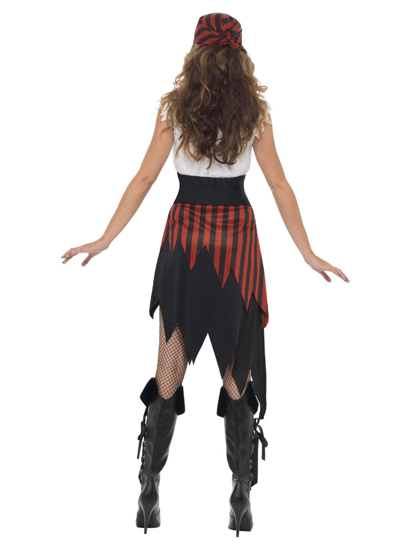 Pirate Wench Costume, Black - 3