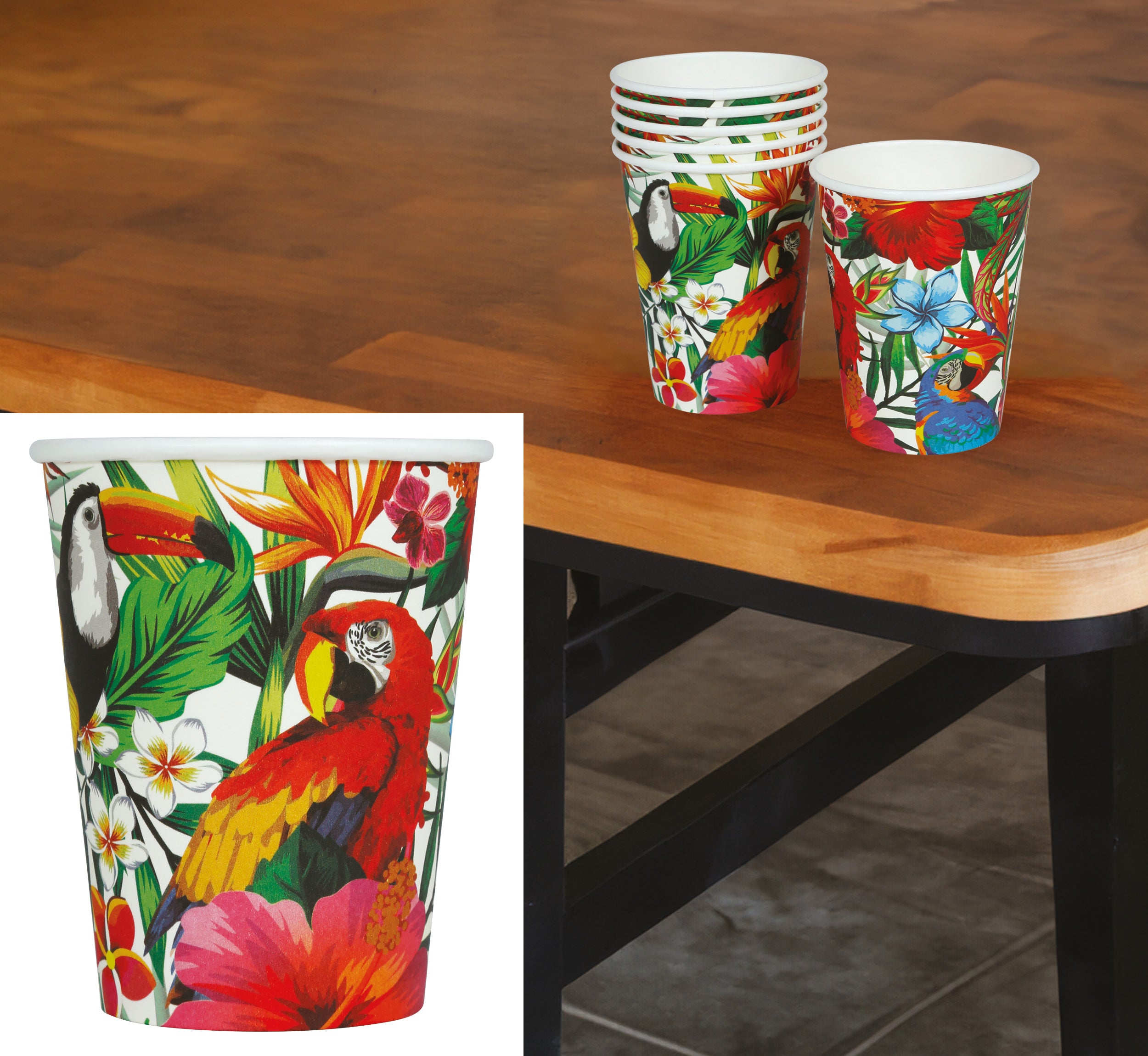 BAG: 6 GLASSES 240 ML, 9 CM