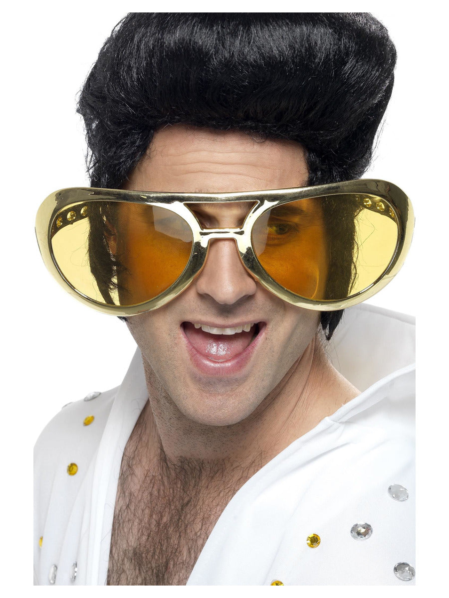 Giant Seventies Rock Specs, Gold - 3