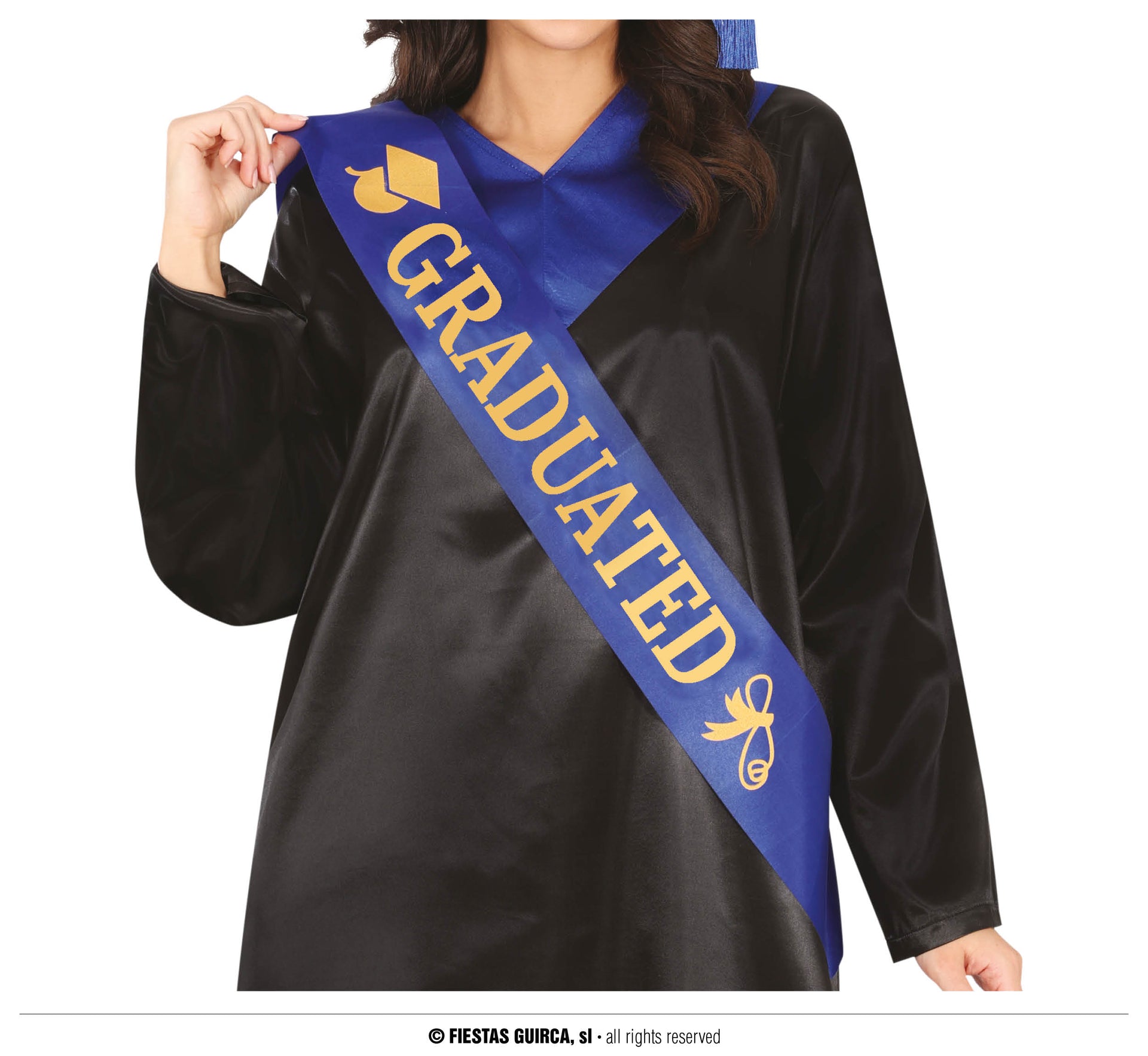 BLUE GRADUATION SASH