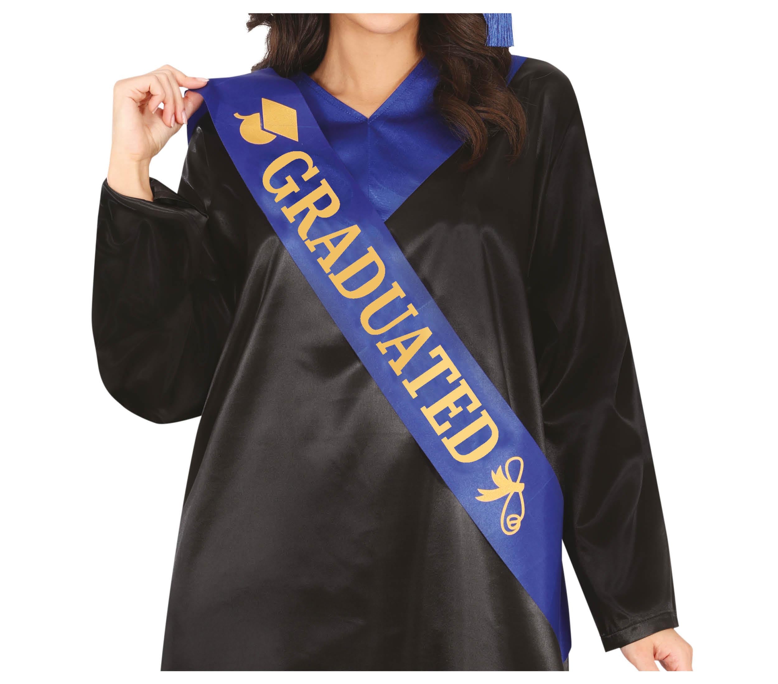 BLUE GRADUATION SASH