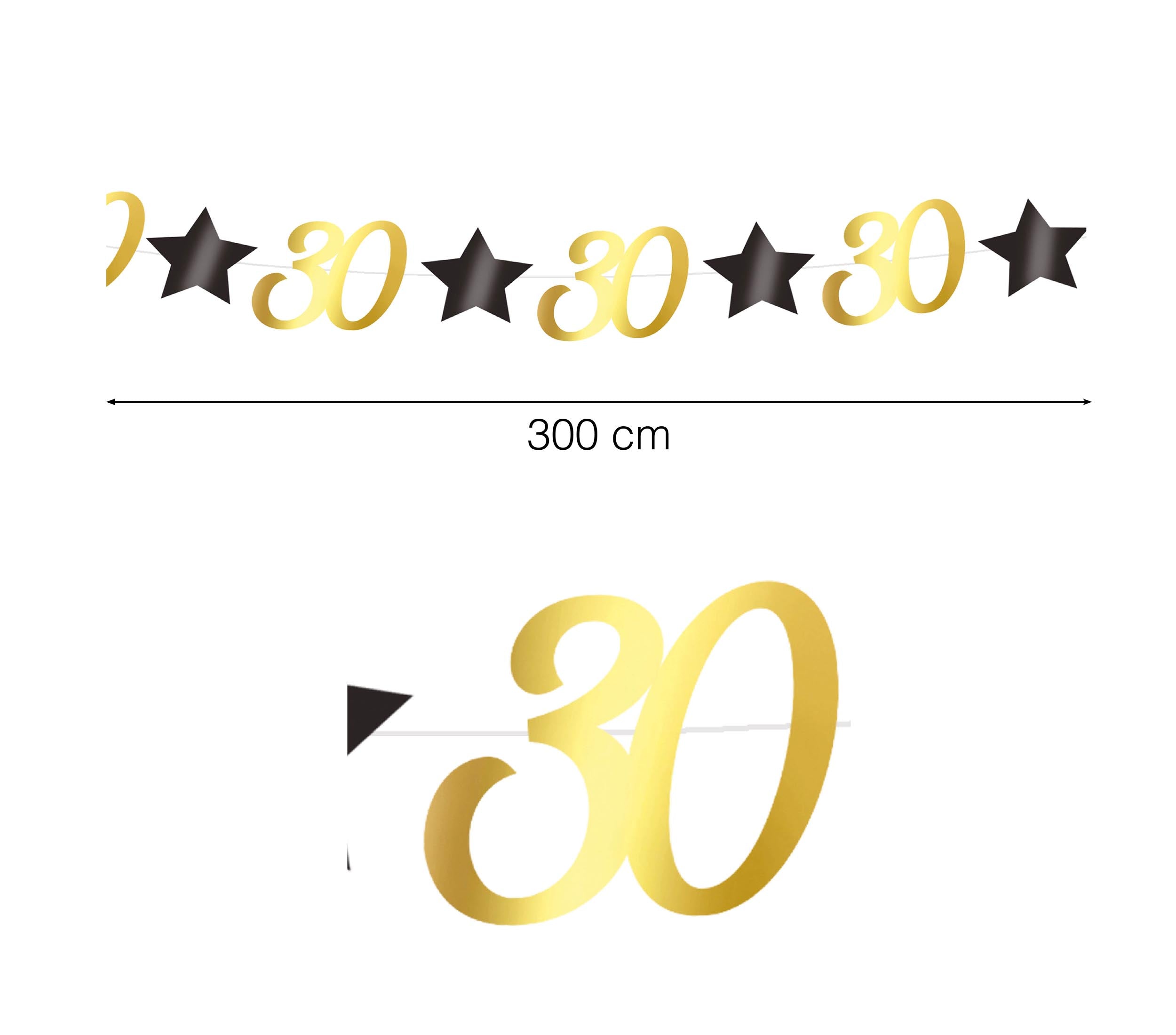 BIRTHDAY GARLAND, 300 CM