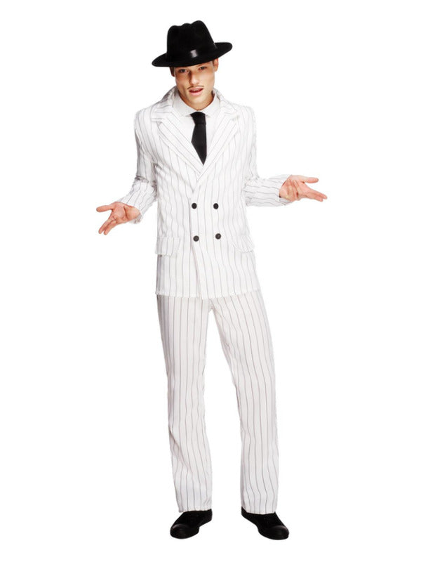 Fever Gangster Costume, White - 2