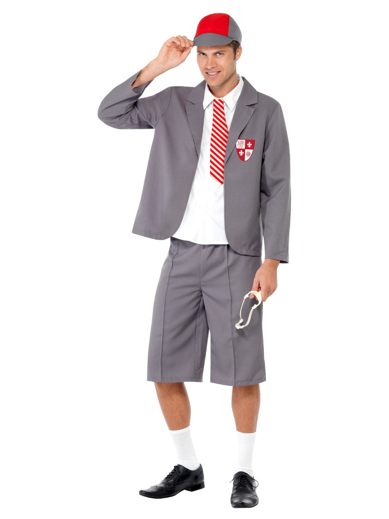 Schoolboy Costume, Grey - 5