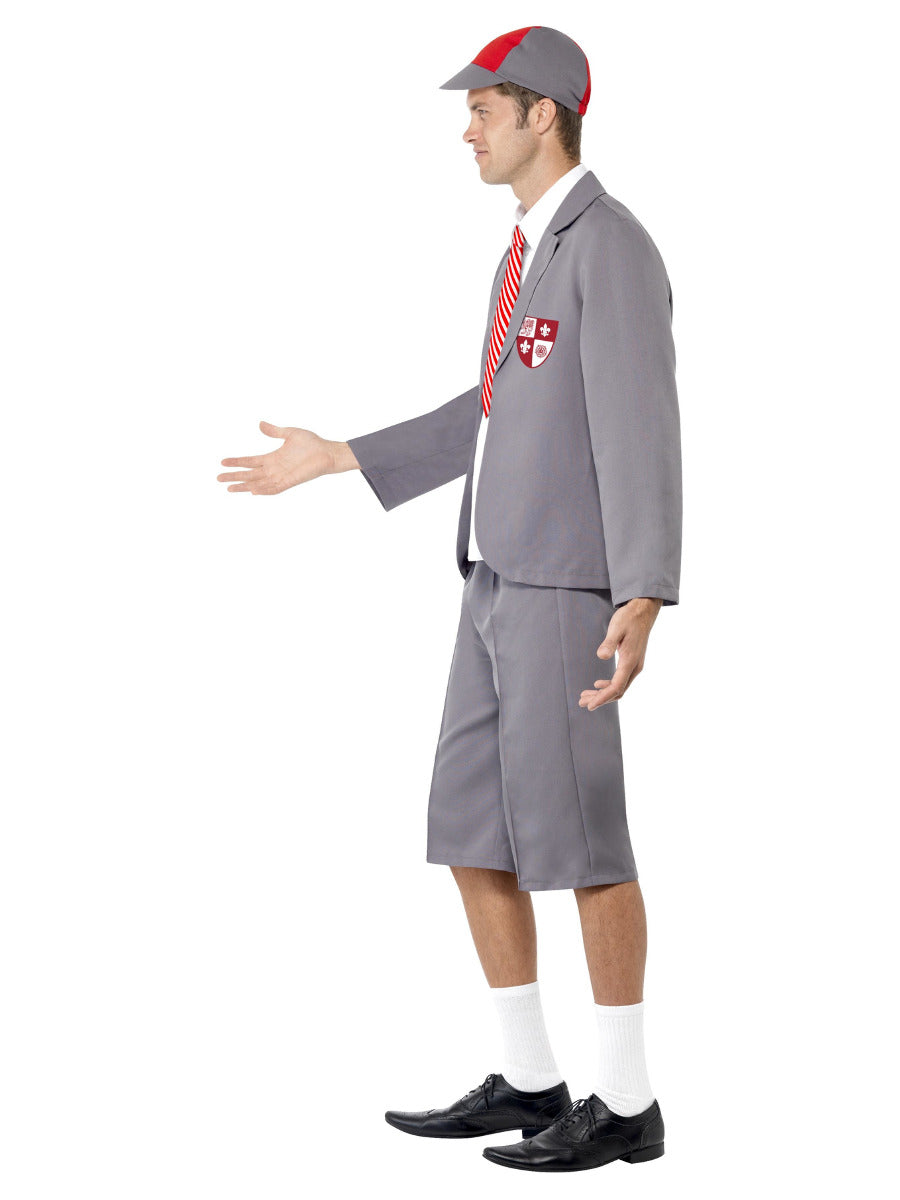 Schoolboy Costume, Grey - 4
