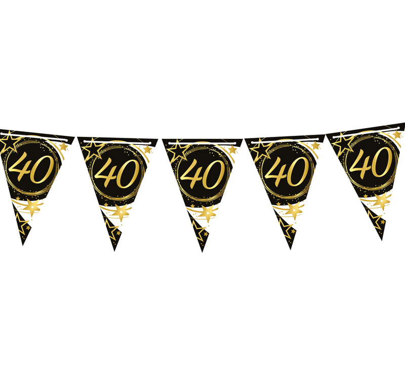 BIRTHDAY PENNANT, 300 CM, 19X27 PAPER